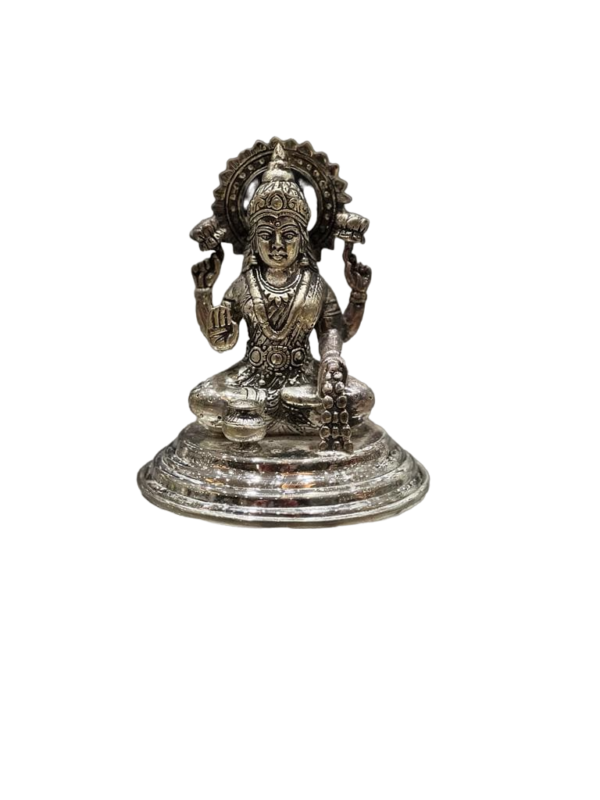 Antique Silver Lakshmi Idol