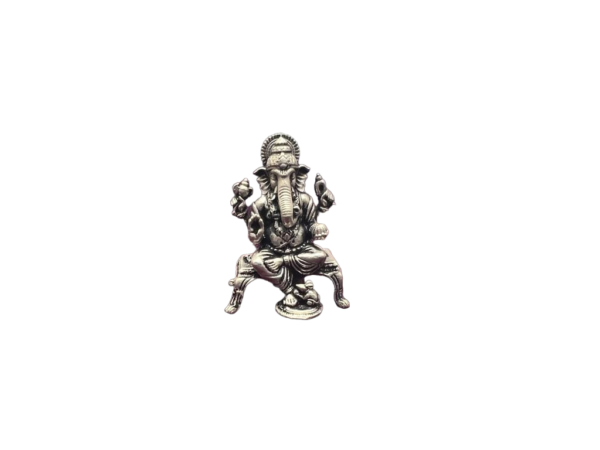 Ganesh Silver Idol 3D